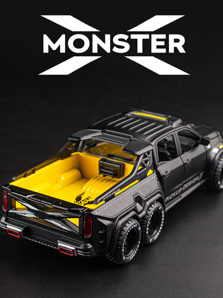 메르세데스-벤츠 X 클래스 픽업 6X6 합금 자동차 모델 1:28 오프로드 차량 어린이 선물 장난감 시뮬레이션