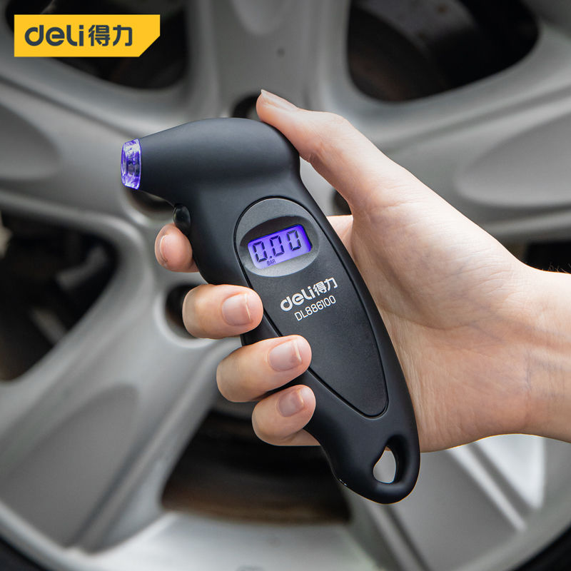 강력한 도구 타이어 압력 감지기 디지털 디스플레이 모니터 기압계 게이지 DL886100 1