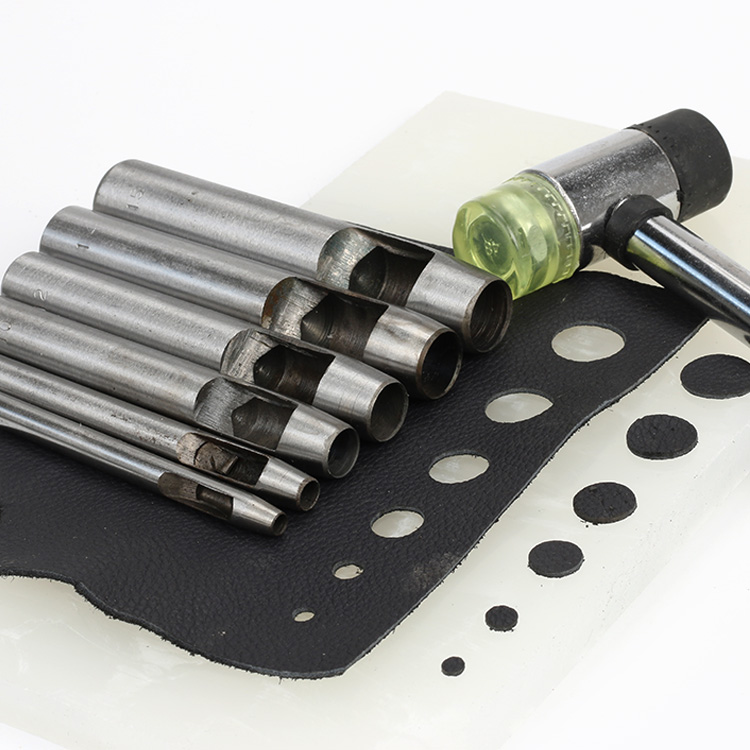 1-40mm 벨트 펀칭 가죽 펀치 펀처 원통형 도구 독일어 스테인레스 스틸 DIY 구멍