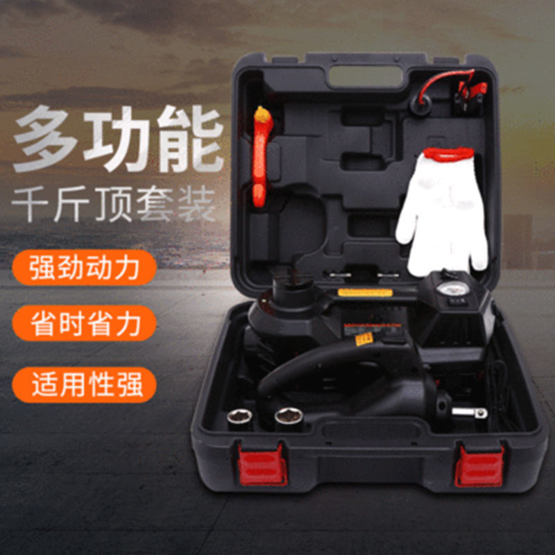 전기 자동차 잭 12v 렌치 공기 펌프 5t Qianjinding 오프로드 차량